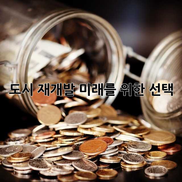 도시 재개발, 미래를 위한 선택?