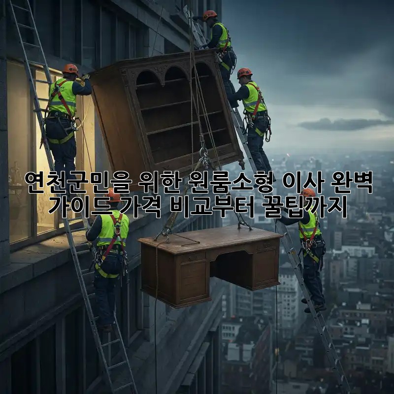 🚚 연천군민을 위한 원룸·소형 이사 완벽 가이드: 가격 비교부터 꿀팁까지!