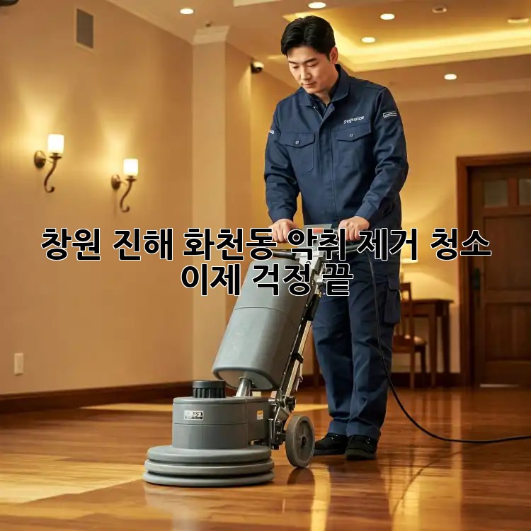 창원 진해 화천동 악취 제거 청소, 이제 걱정 끝!