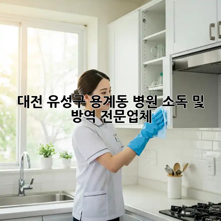 대전 유성구 용계동 병원 소독 및 방역 전문업체