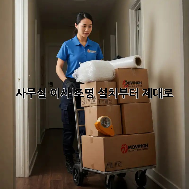 사무실 이사? 조명 설치부터 제대로! ✨