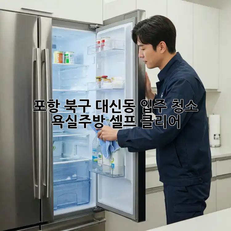 포항 북구 대신동 입주 청소🧹✨: 욕실/주방 셀프 클리어!