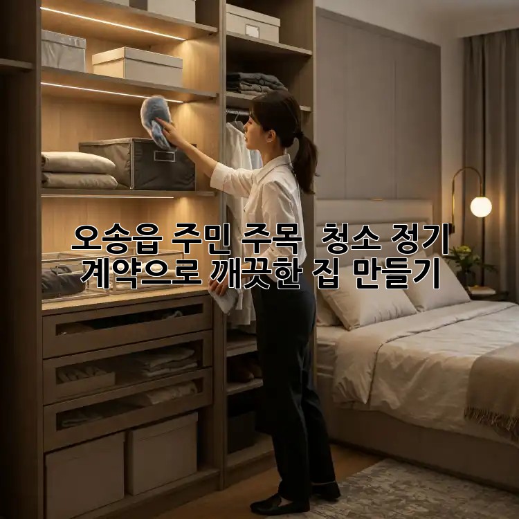 오송읍 주민 주목! ✨ 청소 정기 계약으로 깨끗한 집 만들기 🏡