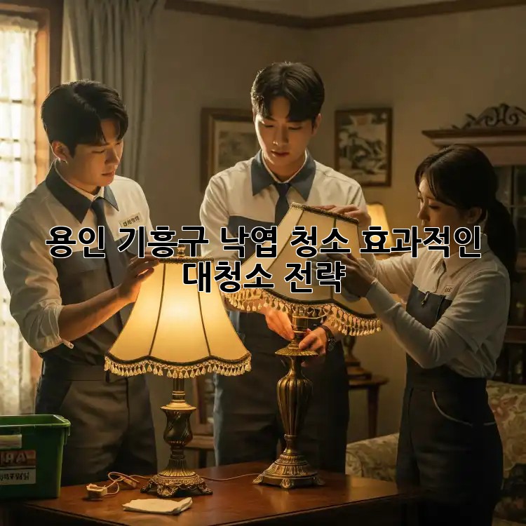 용인 기흥구 낙엽 청소: 효과적인 대청소 전략