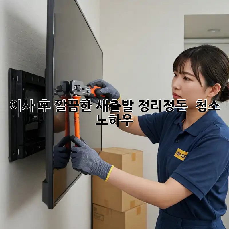 이사 후, 깔끔한 새출발! 정리정돈 & 청소 노하우