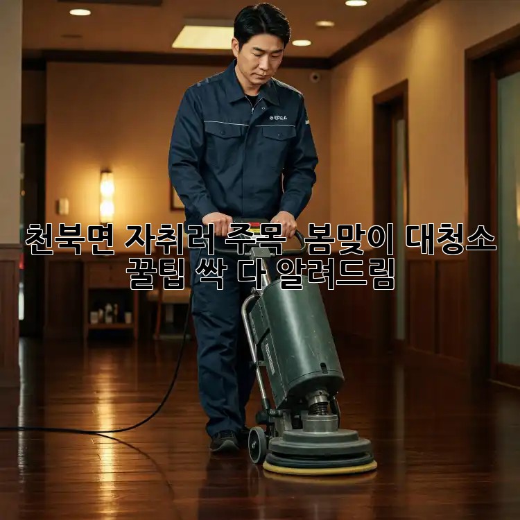 천북면 자취러 주목! ✨ 봄맞이 대청소 꿀팁 싹 다 알려드림! 🧹