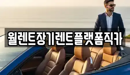 월렌트장기렌트플랫폼직카