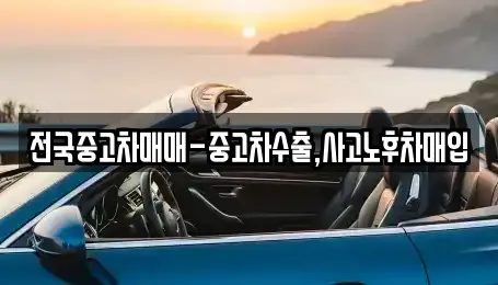 전국중고차매매-중고차수출,사고노후차매입