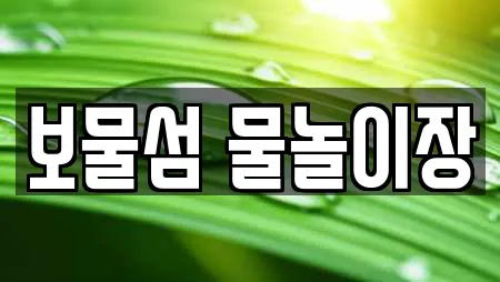 보물섬 물놀이장