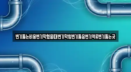 변기뚫는비용변기막혔을때변기막힘변기뚫음변기역류변기뚫는곳