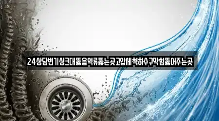 24상담변기싱크대뚫음역류뚫는곳고압세척하수구막힘뚫어주는곳