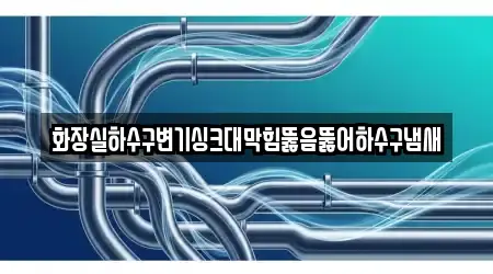 화장실하수구변기싱크대막힘뚫음뚫어하수구냄새