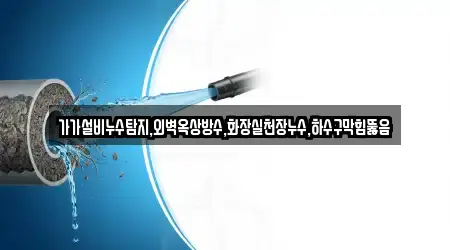 가가설비누수탐지,외벽옥상방수,화장실천장누수,하수구막힘뚫음
