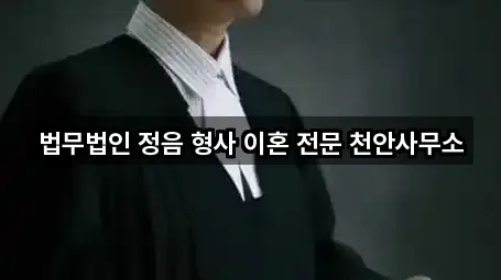 법무법인 정음 형사 이혼 전문 천안사무소