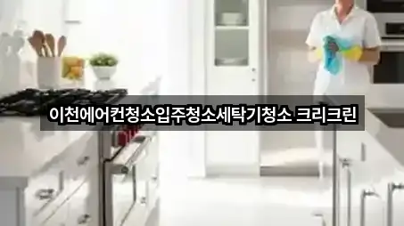 이천에어컨청소입주청소세탁기청소 크리크린