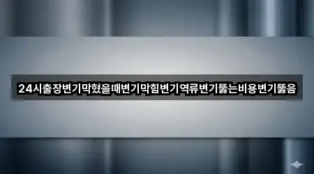 24시출장변기막혔을때변기막힘변기역류변기뚫는비용변기뚫음