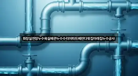 화장실천장누수욕실배관누수수리아파트베란다윗집아래집누수공사