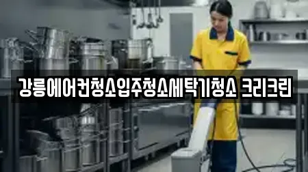 강릉에어컨청소입주청소세탁기청소 크리크린