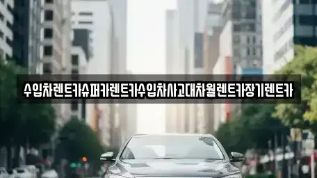 경기 고양시 덕양구 덕은동 장기렌트카 전문 수입차렌트카슈퍼카렌트카수입차사고대차월렌트카장기렌트카