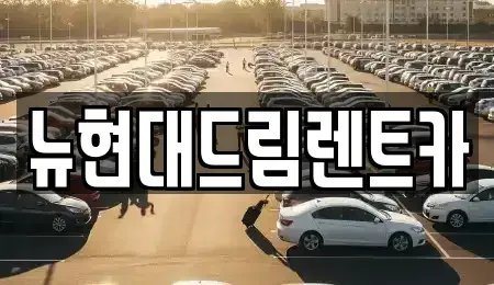 경기 성남시 중원구 금광동 렌트카 전문 뉴현대드림렌트카