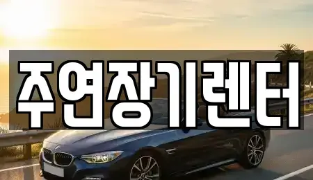 경기 성남시 중원구 금광동 장기렌트카 전문 주연장기렌터