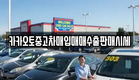 경기 수원시 권선구 서둔동 중고차매입 전문 카카오토중고차매입매매수출판매시세