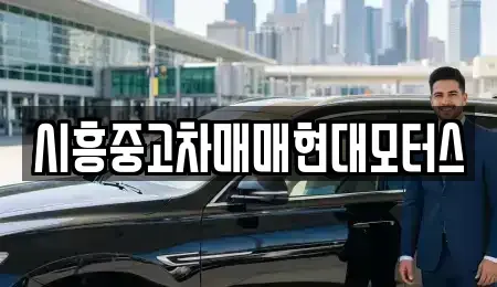 경기 시흥시 물왕동 중고차매매 전문 시흥중고차매매현대모터스