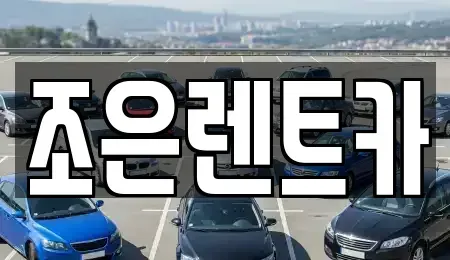 경남 창원시 마산합포구 중앙동3가 렌트카 전문 조은렌트카