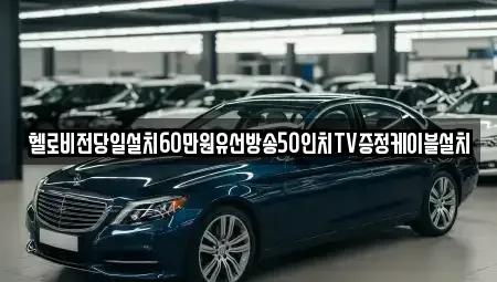 경상남도 창원시 의창구 용동 중고차매입 전문 헬로비전당일설치60만원유선방송50인치TV증정케이블설치