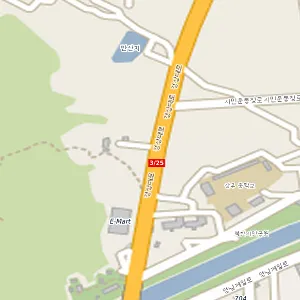 경상북도 상주시 화산동 렌트카 한진렌트카 위치