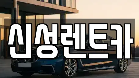 광주 동구 충장로4가 렌트카 전문 신성렌트카