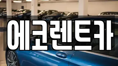광주 동구 충장로4가 렌트카 전문 에코렌트카