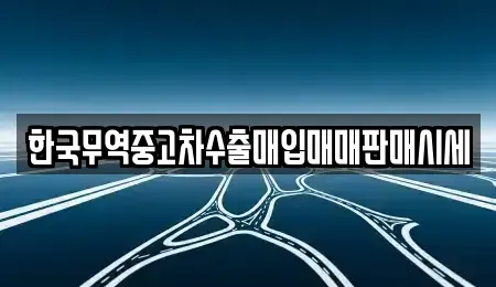 광주 북구 유동 중고차매매 전문 한국무역중고차수출매입매매판매시세