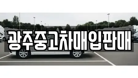 광주 북구 유동 중고차매입 전문 광주중고차매입판매