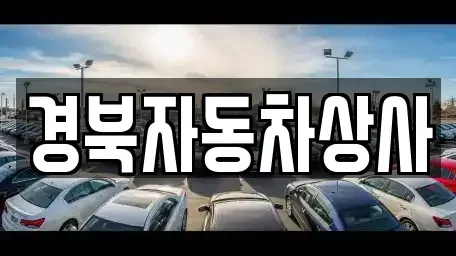 대구 북구 검단동 중고차매매 전문 경북자동차상사