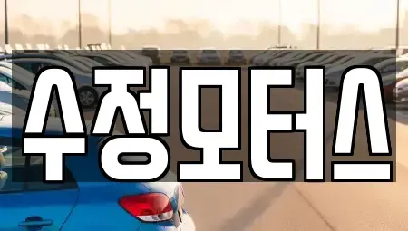 대전 중구 어남동 중고차 전문 수정모터스