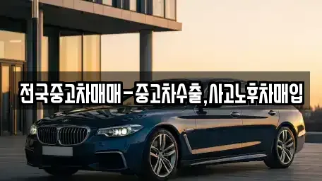 대전 중구 어남동 중고차 전문 전국중고차매매-중고차수출,사고노후차매입