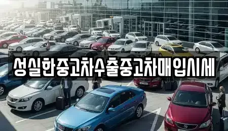 대전 중구 중고차 전문 성실한중고차수출중고차매입시세