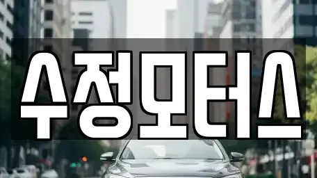 대전광역시 대덕구 신탄진동 중고차매매 전문 수정모터스