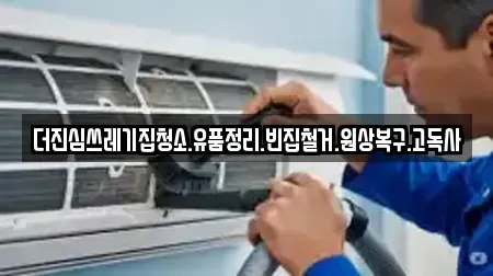 더진심쓰레기집청소.유품정리.빈집철거.원상복구.고독사