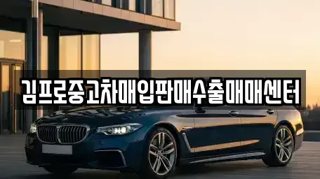 부산 중구 중앙동1가 중고차매입 전문 김프로중고차매입판매수출매매센터