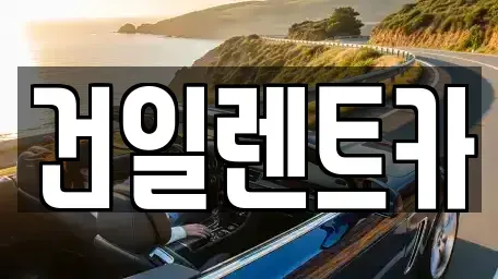 부산광역시 강서구 강동동 장기렌트카 전문 건일렌트카