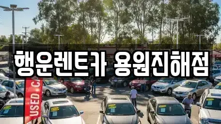 부산광역시 강서구 성북동 렌트카 전문 행운렌트카 용원진해점