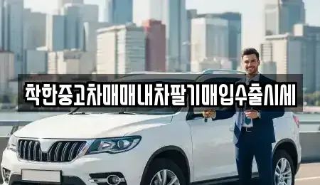 서울 양천구 목동 중고차매입 전문 착한중고차매매내차팔기매입수출시세