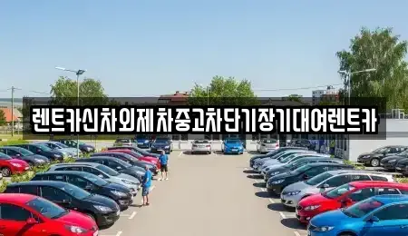 서울 중구 남대문로4가 단기렌트카 전문 렌트카신차외제차중고차단기장기대여렌트카