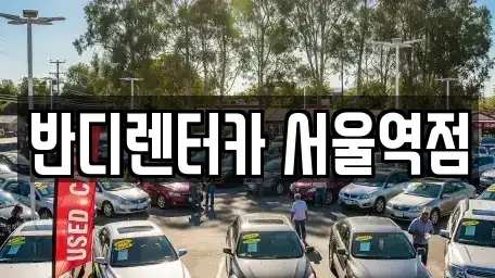 서울 중구 중림동 단기렌트카 전문 반디렌터카 서울역점