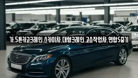 서울 중구 중림동 중고차매입 전문 가.5톤카고크레인.스카이차.대형크레인.고소작업차.연합S중기