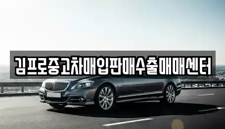 서울특별시 용산구 문배동 중고차매입 전문 김프로중고차매입판매수출매매센터