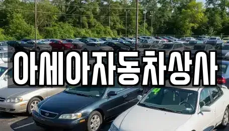 서울특별시 중구 주자동 중고차 전문 아세아자동차상사