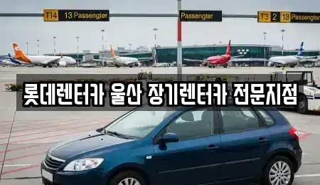울산 남구 장기렌트카 전문 롯데렌터카 울산 장기렌터카 전문지점